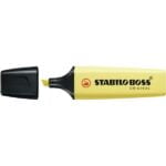 Stabilo signir boss pastel žuti