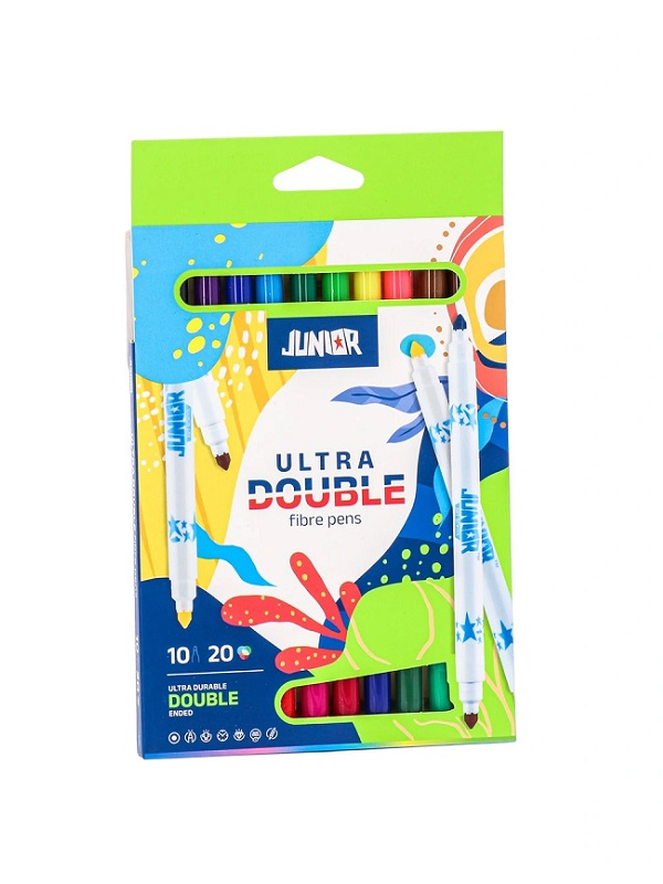 st130312 Junior flomasteri 1/10 Ultra double - Slika 1