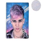 Sergej Pajić-sveska a4 sa spiralom i stikerima sitan karo