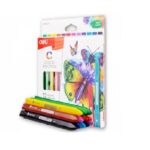 Deli voštane bojice 1/12 color emotion pvc