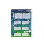 Nalepnice za sveske sa rasporedom časova dečaci