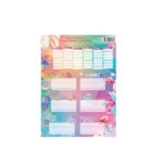 Nalepnice za sveske sa rasporedom časova devojčice