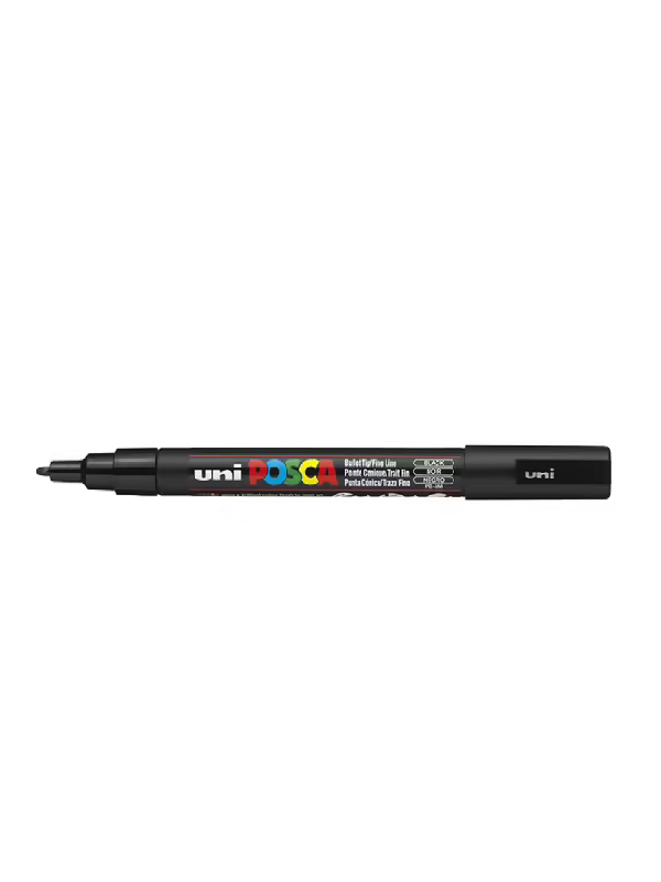 3065 Posca marker pc-3m crni 24 - Slika 1