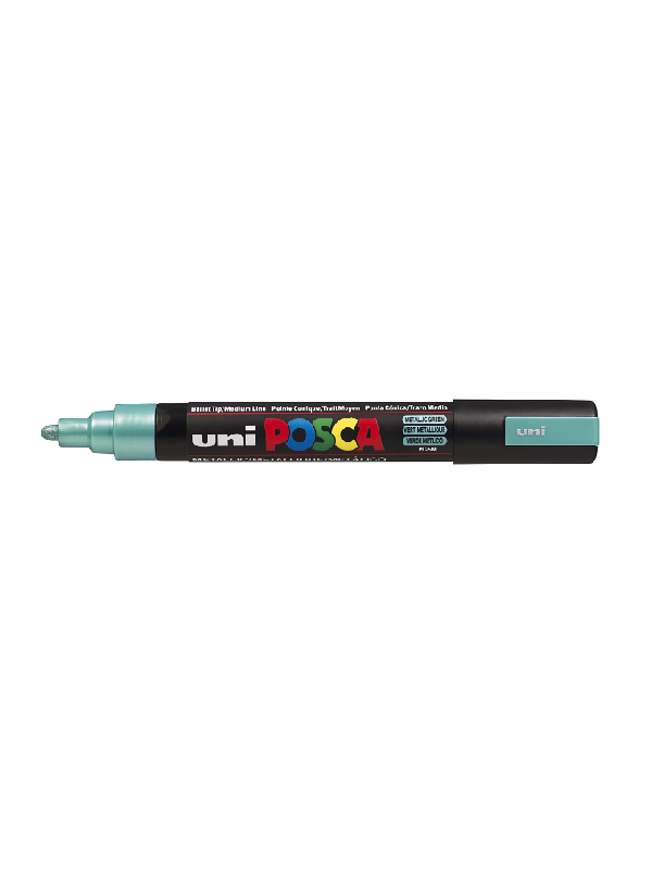 63279 Posca marker pc-5m metalic zeleni m6 - Slika 1