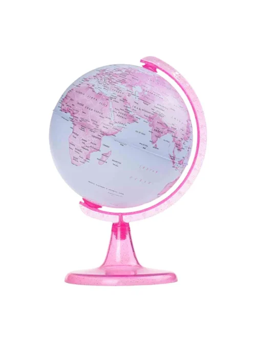 globus planetoid roze