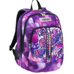 Ranac Seven Bubble Street lila-USB ulaz