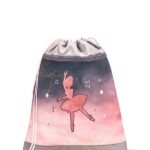 Torba za patike Belmil 336-91 Ballerina black pink