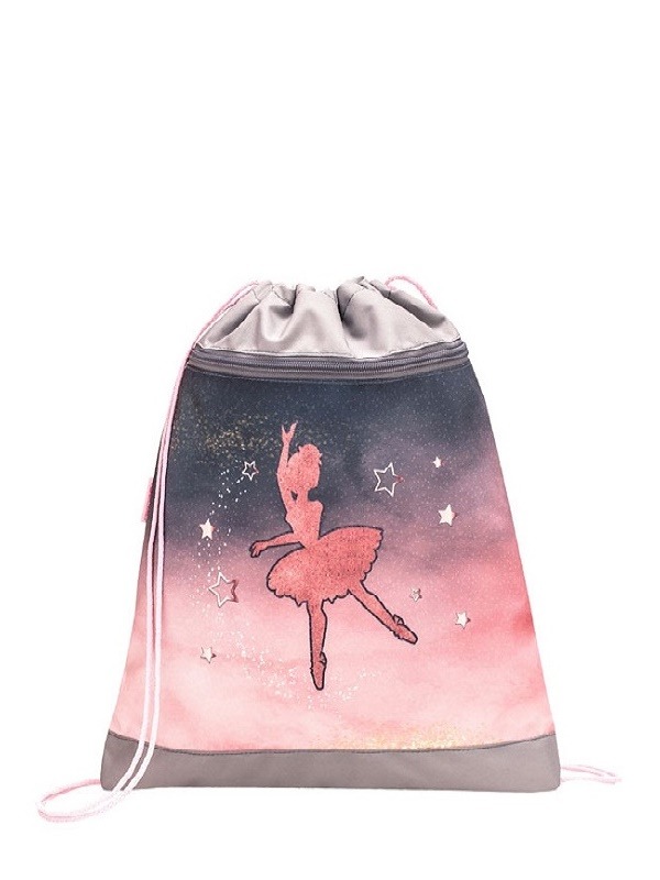 4278 Torba za patike Belmil 336-91 Ballerina black pink - Slika 1